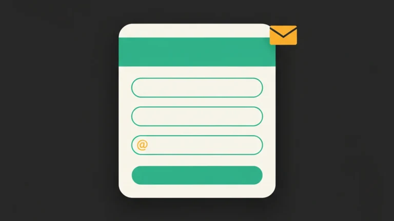 Collect leads with a contact form