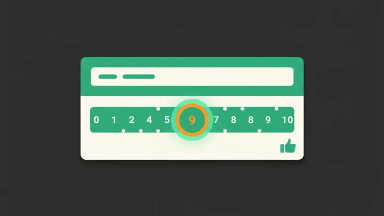 Measure satisfaction with NPS or ratings