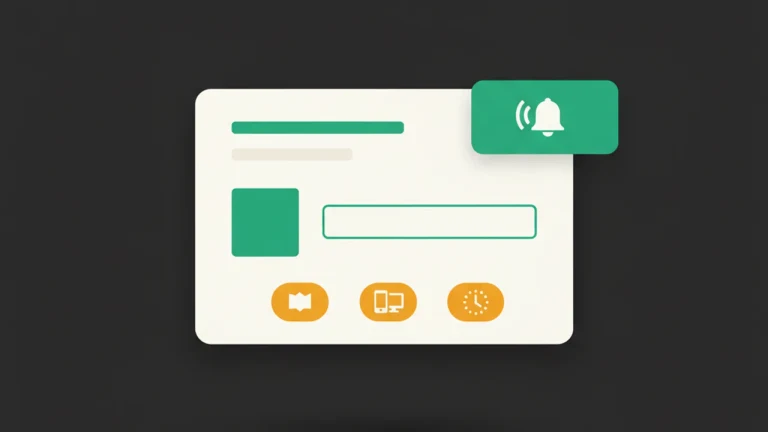 Push composer card with headline, image thumb, message body, and country/device/schedule chips.